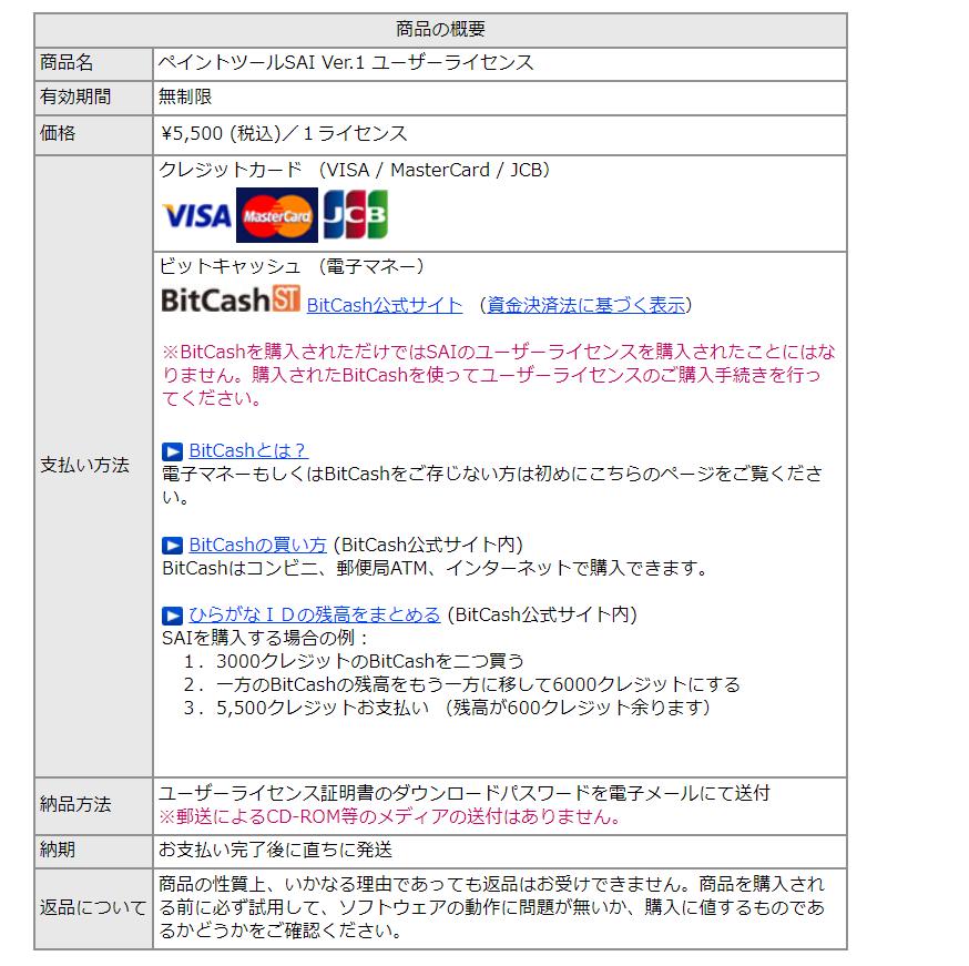 オファー sai ユーザーライセンスを入れた後のセットアップ