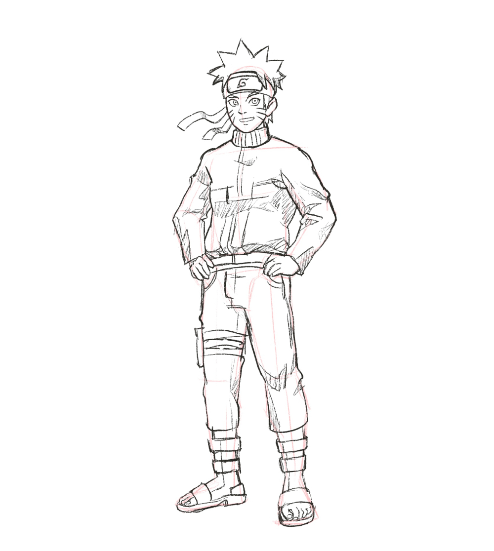 How To Draw Naruto Full Body Step By Step Infoupdate