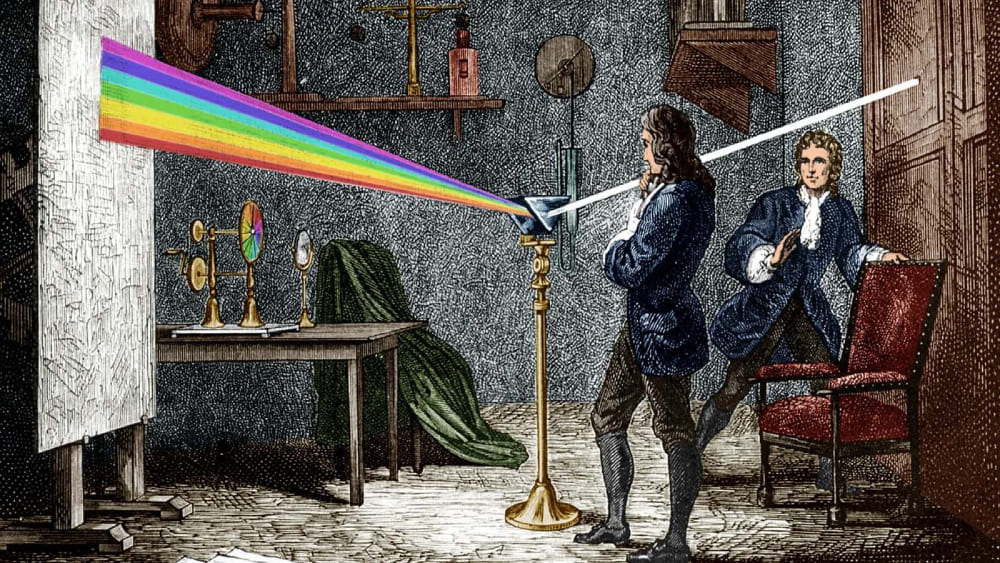 Newton light theory