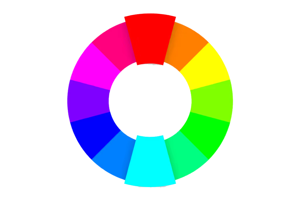 Inverted Rainbow Color Palette