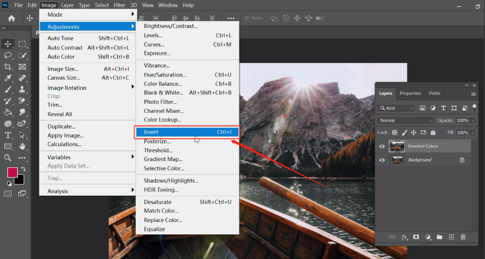 How to Invert Colors in Photoshop 