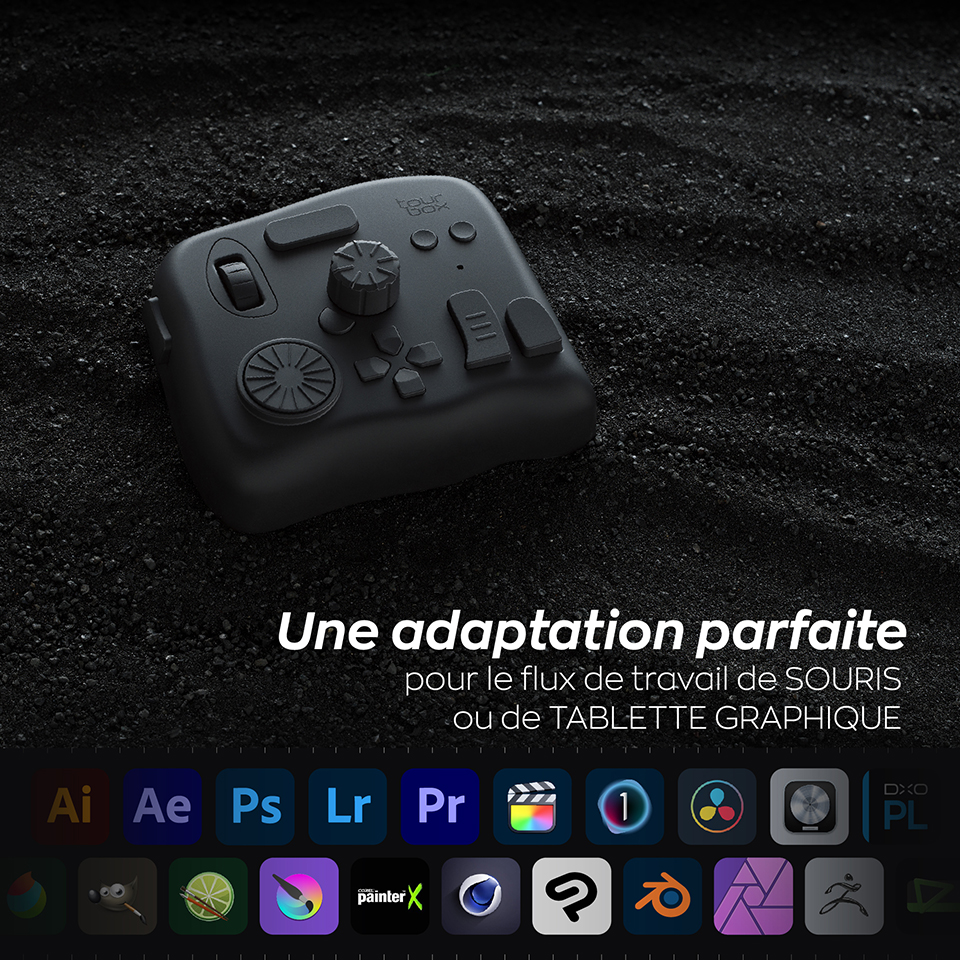 TourBox Elite - High-End Bluetooth Console for Professional