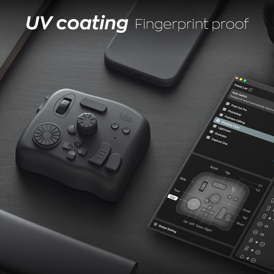 Tour Box Elite Black ツアーボックスエリート TourBox Elite レビュー】こりゃエリートだ。回転操作で快適に