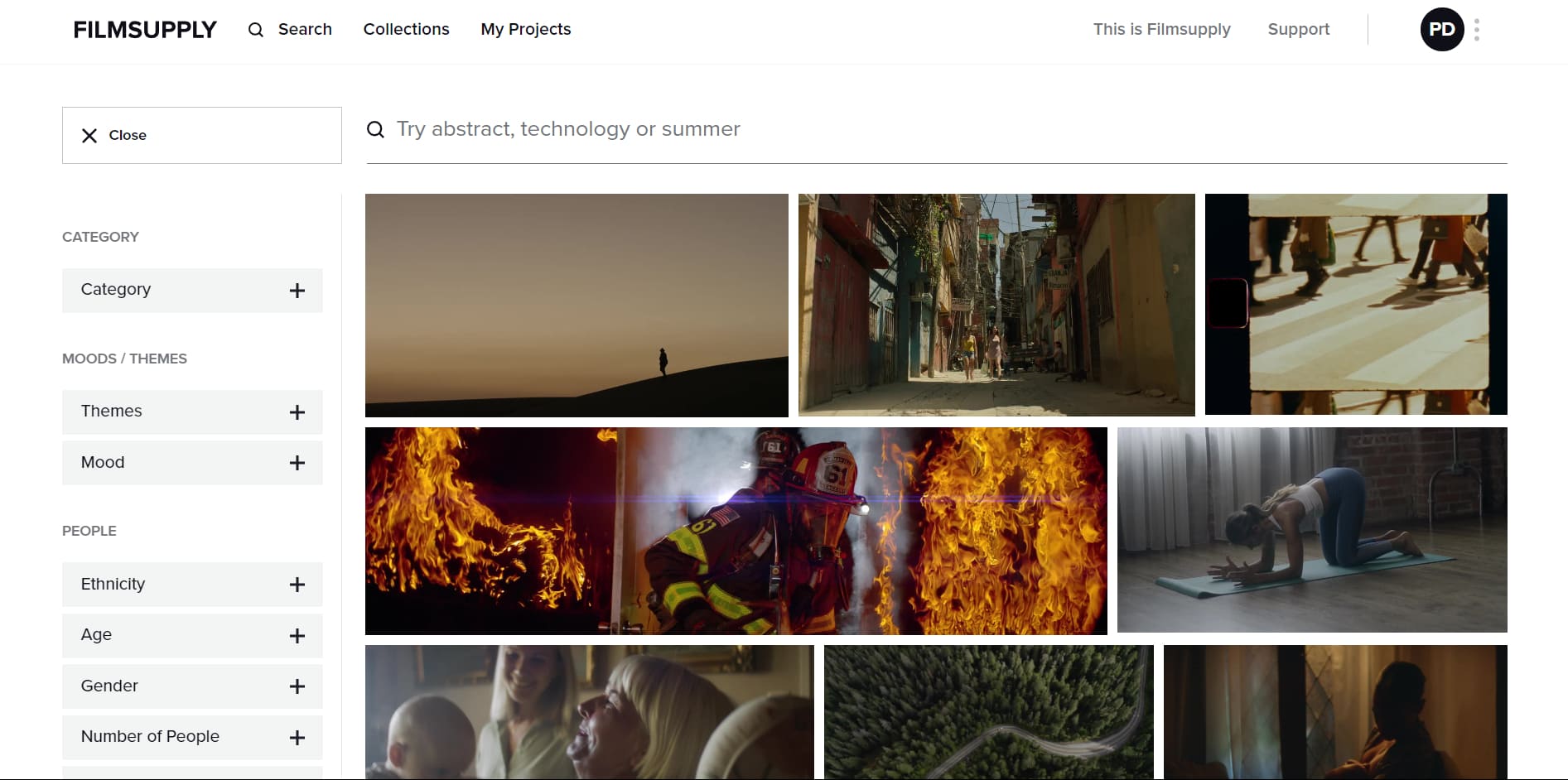 filmsupply stock footage filter tag