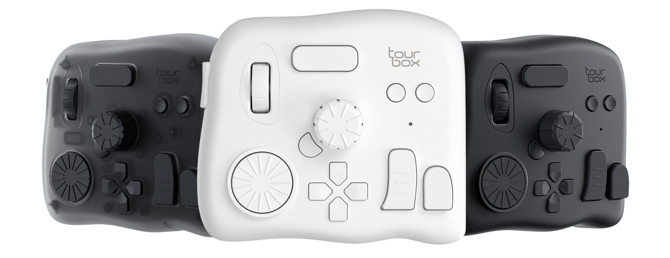 ☆決算特価商品☆ TourBox Elite 左手デバイス 白 ホワイト